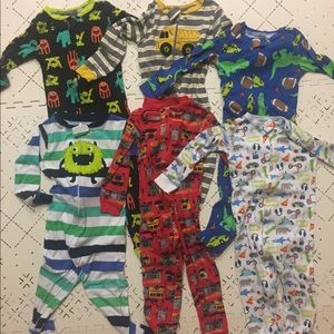 Carter’s Boys' Footless Cotton Zip Pajamas